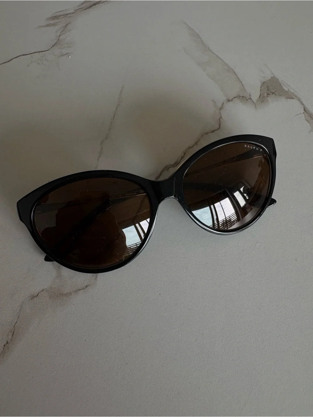Ralph Lauren Women’s Brown Gold Detailed Sunglasses RA5154